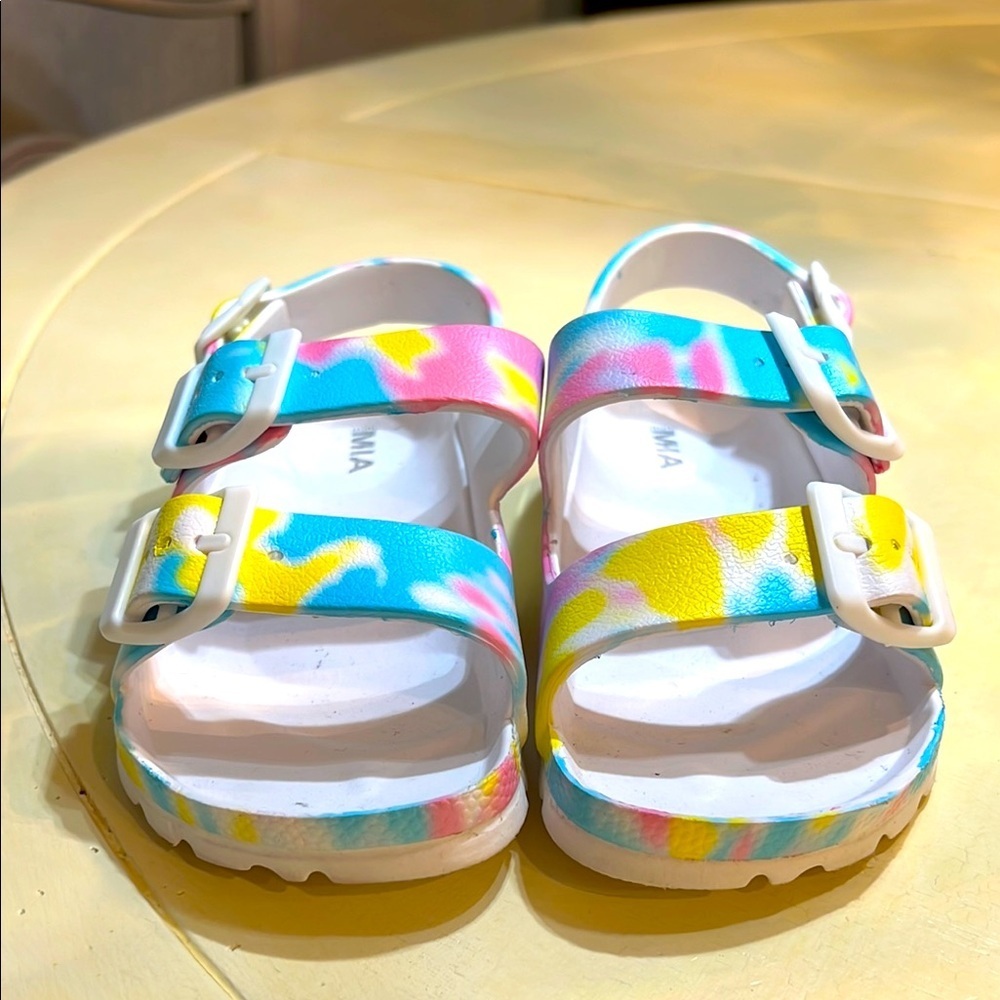 Colorful Kids Sandals by MIA toddler size 11 worn once